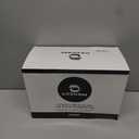 CZZGSM Set of 5 Glass Flour and Sugar jars with 132 Kitchen Pantry Labels - Thicken Large Glass Storage containers with Airtight Bamboo Lid - Rice Canisters for Salt Coffee - 100OZ/54OZ/27OZ