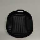 6.2-Inch Small Mini Square Silicone Air Fryer Liners 2 Pack for Chefman Mini, DASH, COSORI, COMFEE, Instant, DEIME for 2qt 2.1qt 2.6qt 3qt Reusable Basket Trays, Airfryer Accessories (Black)