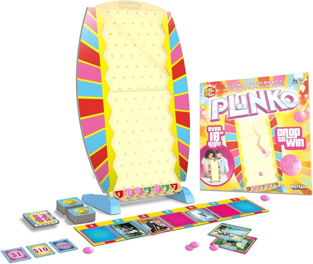 Buffalo Games PLINKO - Family Board Game Inspired by The Price is Right, Great for Family Game Night, from Buffalo Games