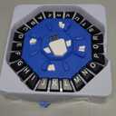 Word Game Family Board Games for Kids & Adults with 2 Modes,220 Topic Categories 24 Letters Pressing Games,Fun Fast-Paced Learning Game with English Pronunciation for Boys Girls Age 3+,35 Cards,Blue