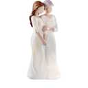 Mother Daughter Figurines Mom Birthday Gifts from Daughter Hugging Family Figurine Statue,Gifts for Mom, Grandma, Hand-Painted Statue (Style 2)