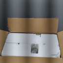 25" Table Lamps Set of 2 - Modern Bedside Lamps for Living Room - White Washed Ceramic Nightstand Lamps for Bedroom