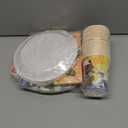 141Pcs Cartoon Themed Birthday Party Decorations for 20 Guests Cartoon Tableware Supplies Party Plates and Napkins Forks Cups Straws Tablecloth for Baby Shower Birthday Decorations