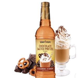 Sugar Free Chocolate Salted Pretzel Syrup Pack Of 2, BBD 06/06/2026