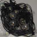 50FT Solar String Lights, Waterproof LED Outdoor String Lights, G40 Globe Patio Lights Solar Powered with 27 Shatterproof E12 Bulbs, 2700K Solar Lights for Outside Porch Garden Backyard Party Decor