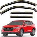 in-Channel Window Rain Guards Fit for Honda CR-V CRV 2023 2024 2025 2026 Extra Durable Window Visors Window Deflectors Vent Visors Vent Shades Car Accessories-4 pcs 2-Q03