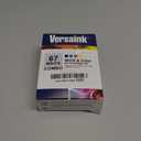 VersaInk-Nano HP 67 MS MICR Black Ink Cartridge for Check Printing & VersaInk-Nano 67 CS Tri-Color Ink Cartridge Pack, Cyan