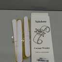 Corsage Wristlet Set of 6 - Gold Slap Bracelet Bands with Acrylic Base - Comfortable Corsage Wristlet Bracelets for DIY Crafting - Elegant Wrist Bands for Wedding - Prom - Party - Photoshoot (No Flowers Included)