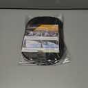 2 x EcoNour Miniature Static Cling Window Shade for Car Sun Visor (2 Pack) | Windshield Sun Shade Static Cling for Driving Glare Shield | Cling Car Shade for Windshield | Sun Glare Protection Accessories