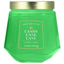 Holly Jolly Candle Candy Cane Lane 14Oz