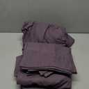 Twin Sheets, Soft Lilac Microfiber Cooling Sheets with Corner Straps, Plum Deep Pocket Luxury Hotel Cozy Bedding Set