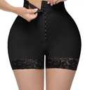 SHAPSHE Shapewear for Women Tummy Control Shorts Body Shaper Panties High Waisted Butt Lifter Thigh Slimming Underwear (Small, Black)