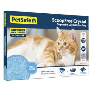 PetSafe Disposable Litter Tray - ScoopFree Fresh Crystal 3-Pack