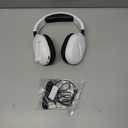 WolfLawS Wireless Gaming Headset with Noise Canceling Microphone for PS5, PC, PS4, 2.4G/Bluetooth Gaming Headphones with USB and Type-c Connector, Wired Mode for Controller Gamecube, White