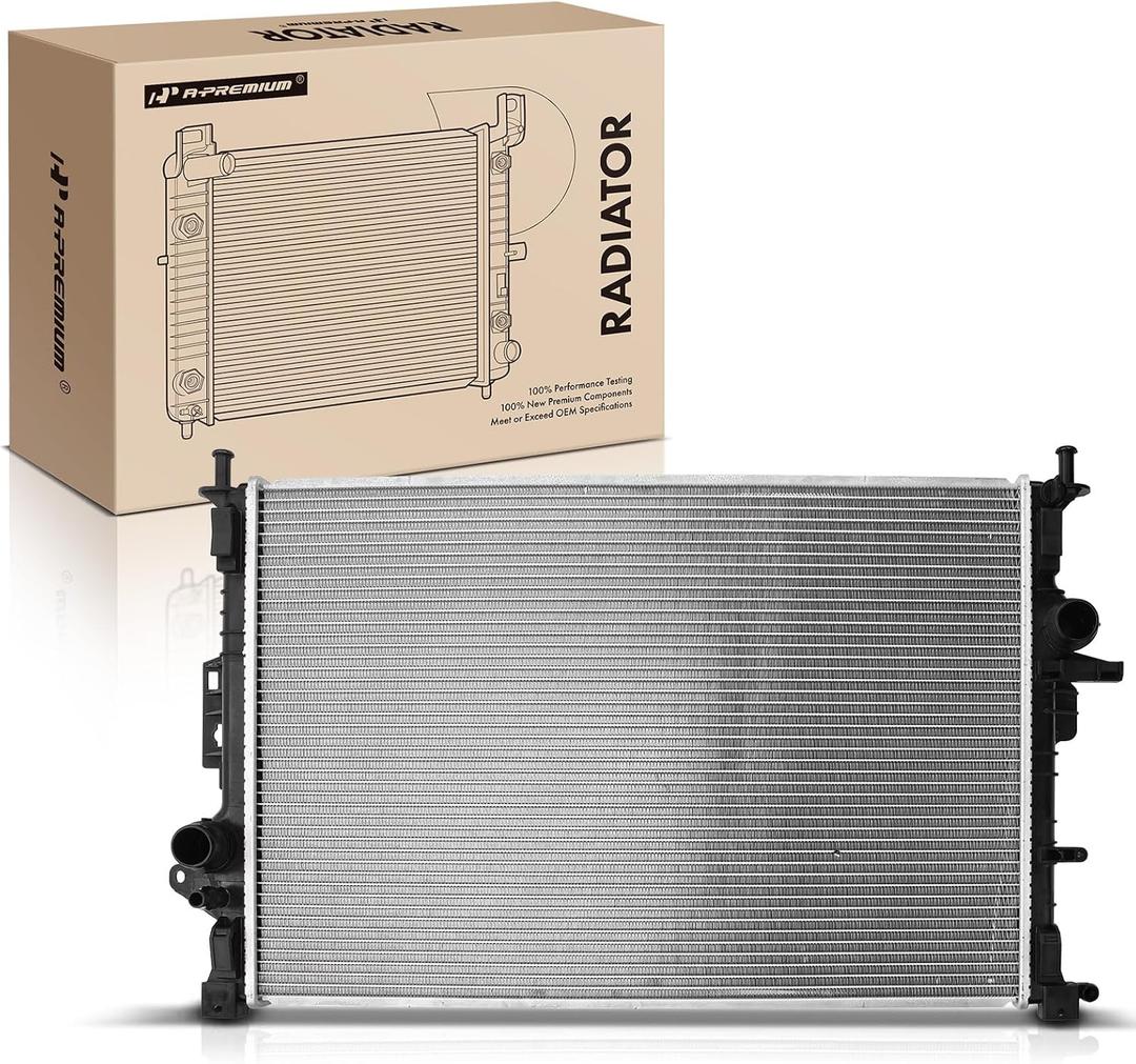A-Premium Engine Coolant Radiator Assembly Compatible with Ford Escape 2013-2016, Transit Connect 2014-2018, 1.6L 2.0L 2.5L