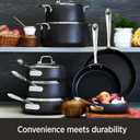 All-Clad E7859064 HA1 Hard Anodized Nonstick Fry Pan Cookware, 10 Inch Fry Pan, 1 Piece, Black