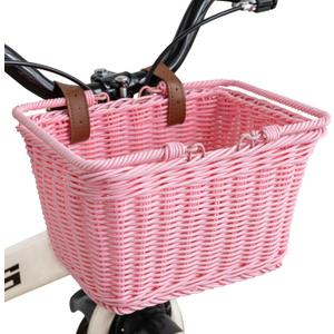 GRANNY SAYS Kids Bike Basket, Front Bicycle Bike Baskets for Kids, Small Wicker Bike Basket for Boys and Girls, Small Wicker Basket for Bike, 1-Pack