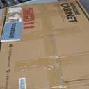 TokeShimi 20 x 26 Recessed Medicine Cabinet Mirror Black Tempered, Aluminum Surface Mount Medicine Cabinet Mirror with Storage with Stepless Adjustable Shelves for Bathroom Modern Farmhouse