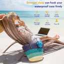 Flutesan 50 Pack Clear Waterproof Phone Pouch Universal Waterproof Phone Case Waterproof Pouch Dry Bag with Lanyard for Water Games Protect (Multi)