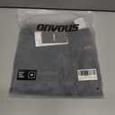 Onvous Modern Cut Swim Jammers for Men | Men's Athletic Swimwear 28-38 (Black)