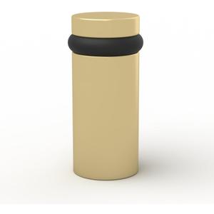 Mega Handles Floor Door Stopper, Quickly Installed Wall Protector, Wall Protectors from Door Knobs, Floor Door Stop with Mounting Hardware Included - Satin Brass - 3 Inch