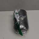 EKO Mini Desk Trash Can with Swing-Top Lid 0.4 Gallon Small Table Round Wastebasket for Office, Home, Car (Black) (1.5 Liters)