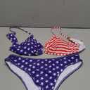 Women Two Piece Bikini Swimsuit Sexy Bathing Suits Halter Triangle Tops String Bikini Sets, Size: XL