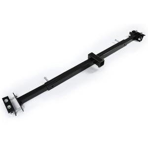 ALMULOO Universal 2 Inch Trailer Hitch Receiver Adjustable Accessory Trailer Hitch Powder Coated Steel Black