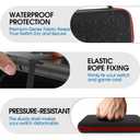 amCase Carrying Case for Nintendo Switch 2 [7.9''] 2025 - Protective Hard Shell Portable Travel Carrying Case Pouch for Switch Console and Accessories (Red)