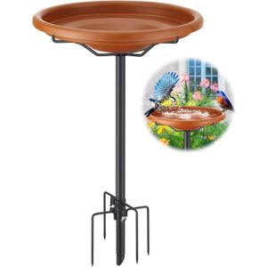 Bird Bath for Outside, 35 inch Bird Baths for Outdoors, Heavy Duty Outdoor Bird Bath with Bowl