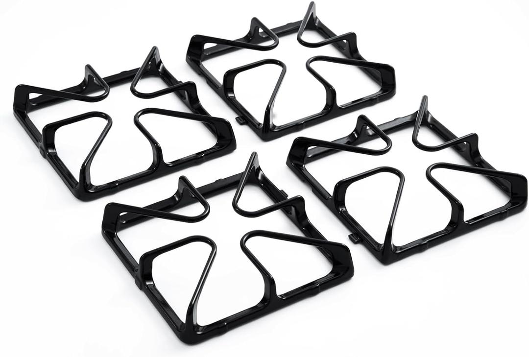 Allstare WB31K10034 Grate Replacement Parts for GE Burner Grate Stove Parts 8.4 x 8.46 General Electric Gas Range Parts Stove Surface Top Grate Cast Iron Rack 4 Pack