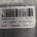 2 x Girls Leggings with Skirt for Girls Kids School Uniform Pants Toddler Ruffle Pants Tutu Pull On Warm Clothes (7-8 Years, Dark Gray)