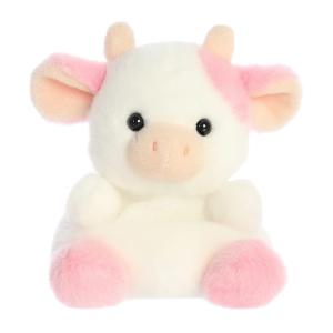 Aurora® Adorable Palm Pals™ Sweetie Cow™ Stuffed Animal - Pocket-Sized Play - Collectable Pink 5 Inches