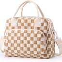 Cute Lunch Bag for Women, Corduroy Insulated Lunch Box for Work Lunch Tote Bag Women, Reusable Insulated Cooler Lunch Box for Travel