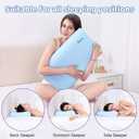 Memory Foam Pillows, Patented Ergonomic Cervical Pillow for Neck Pain Relief, Comfortable and Breathable Cooling Pillow, Bed Pillow for Side, Back and Stomach Sleepers