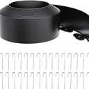 Landscape Edging 4 Inch Tall 20FT with 30Pcs Metal Spikes, Plastic Garden Edging Border Landscape Edging Border Lawn Edging for Landscaping, Flower Bed, Yard