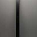 US Door and Fence, 2 in. x 4 ft. Black Metal Fence Post with Flange Cap, FPSO248PUS