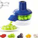 Automatic Grape Peeler Machine, Electric Garlic & Cherry Tomato Peeler Skin Remover Tool for Small Fruits, Effortless Peeling for Home Kitchen