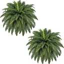 42" Artificial Boston Ferns, Bush Plants 2 Pack for Outdoors
UV-Resistant Large Fake Ferns, 65 Dense Fronds Each, Zero Maintenance, Washable Silk Leaves, Garden, Porch & Patio Decor