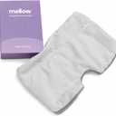 Mellow Weighted Sleep Eye Mask for Sleeping 99% Blackout Cooling & Plush Reversible Eye Mask with 180g Weighted Glass Beads Strapless Deep Pressure Sleep Mask for Travel, Naps & Relaxation