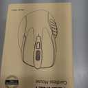 TECKNET Wireless Mouse, 2.4G Ergonomic Optical Mouse, Computer Mouse for Laptop, PC, Computer, Chromebook, Notebook, 6 Buttons, 24 Months Battery Life, 2600 DPI, 5 Adjustment Levels - Green