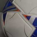 World Cup Quality League Quality Soccer Ball Size 5 Thermally Bonded Match Ball - Official Match Weight- Professional High Grade PU Leather- Pelota de Futbol (White/Blue)