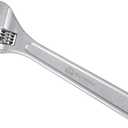 Olympia Tools 10" Adjustable Wrench, Heavy Duty Drop Forged Steel, Chrome Plated, Precision Machined Jaws, Rust Resistant