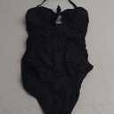 Tempt Me Women Sexy Cutout One Piece Swimsuits Tummy Control High Waisted Halter Front Tie Knot Bathing Suit, Medium 