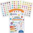 Learning Resources Skill Builders Smart Stickers Colors, Numbers, and Shapes, Reusable Sticker Book, Montessori Busy Book, Preschool Classroom Must Haves, Busy Books