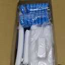 Disposable Toilet Brush Toilet Bowl Cleaner,Toilet Cleaning Supplies,Toilet Bowl Brush,Toilet Cleaner Brush,Toilet Brush with Holder,48 Refills for Cleaning and Hygienic (White)