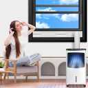 Portable AC Window Vent Kit with 5.9Inch Exhaust Hose & Mobile Air Conditioner Unit Coupler, Upgraded Seamless 4 Seal Plates Window Kit Adjustable for Horizontal & Vertical Sliding Windows