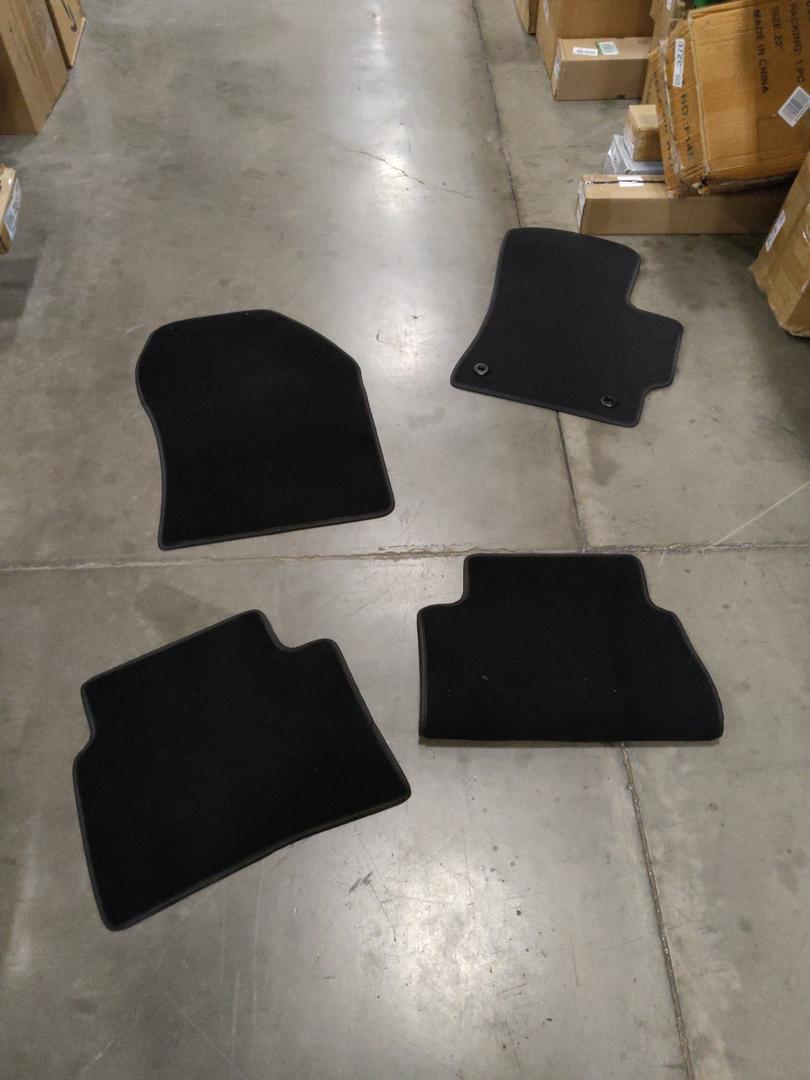 Black Floor Mats, Front and Rear