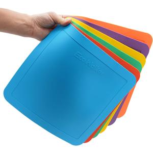 12inch Flat Square Spot Marker Multi-Color Exercise Kids Floor Playmat