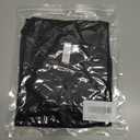 Women's Deep V Neck T-Shirt Trendy Flowy Casua Blouses 2025 Spring Summer Short Clothes Suitable for Beach Parties Dates (Black, L)